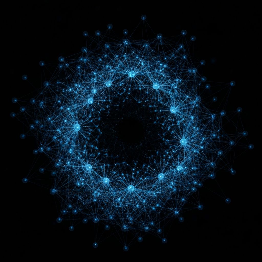 AI neural network visualization